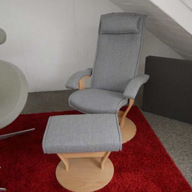 Moizi 13 Relaxsessel mit Hocker - Einzelstück