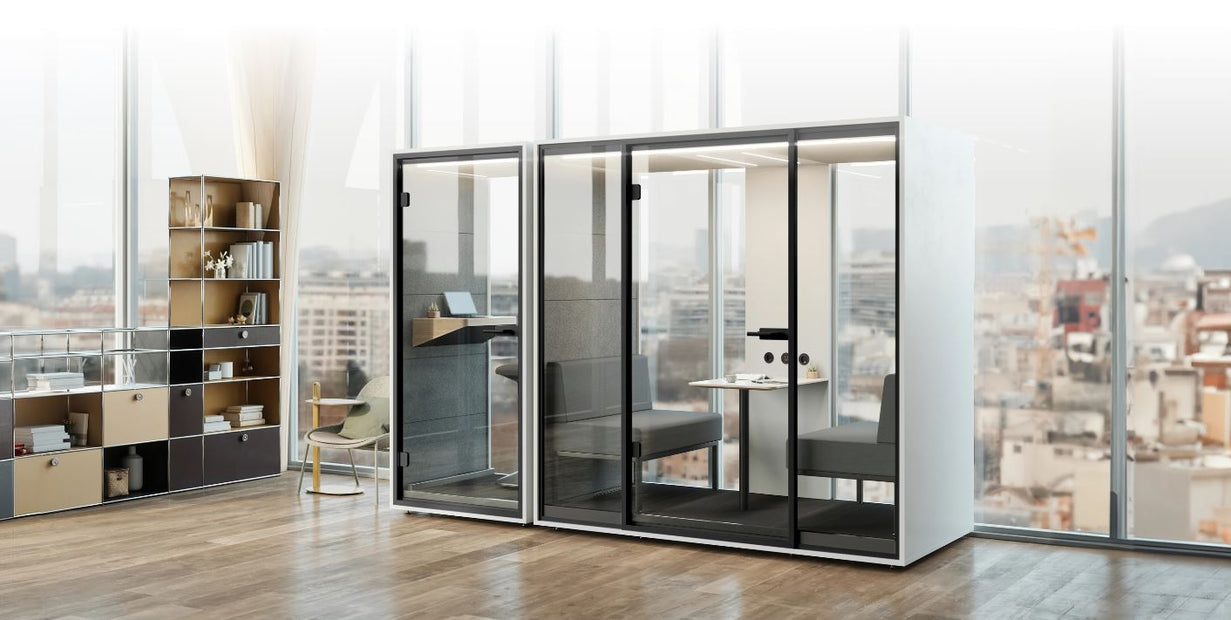 Telefonbox, Telefonzelle für eine Person, schalldämmend - Konfigurator