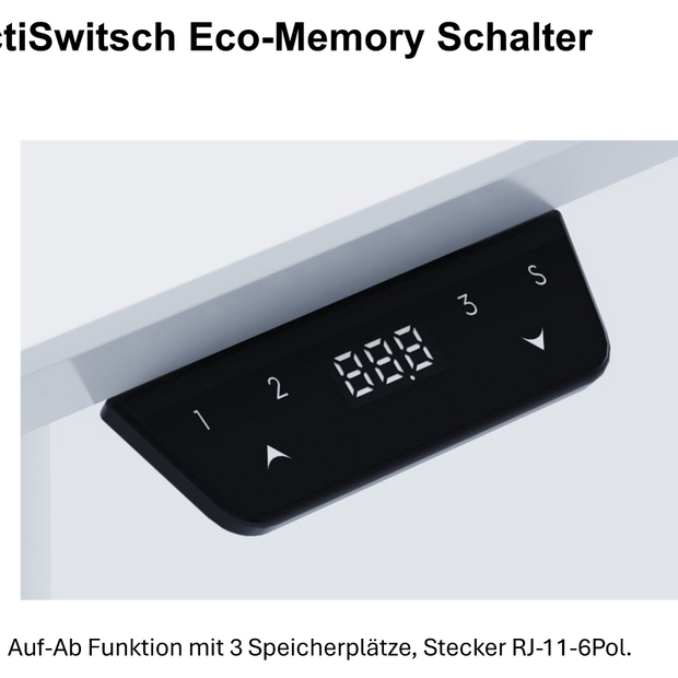 Actiforce Höhenverstellbares Motortischgestell "MOTUS" Hausmarke