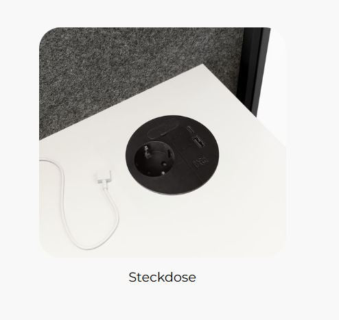 Telefonbox, Telefonzelle für eine Person, schalldämmend