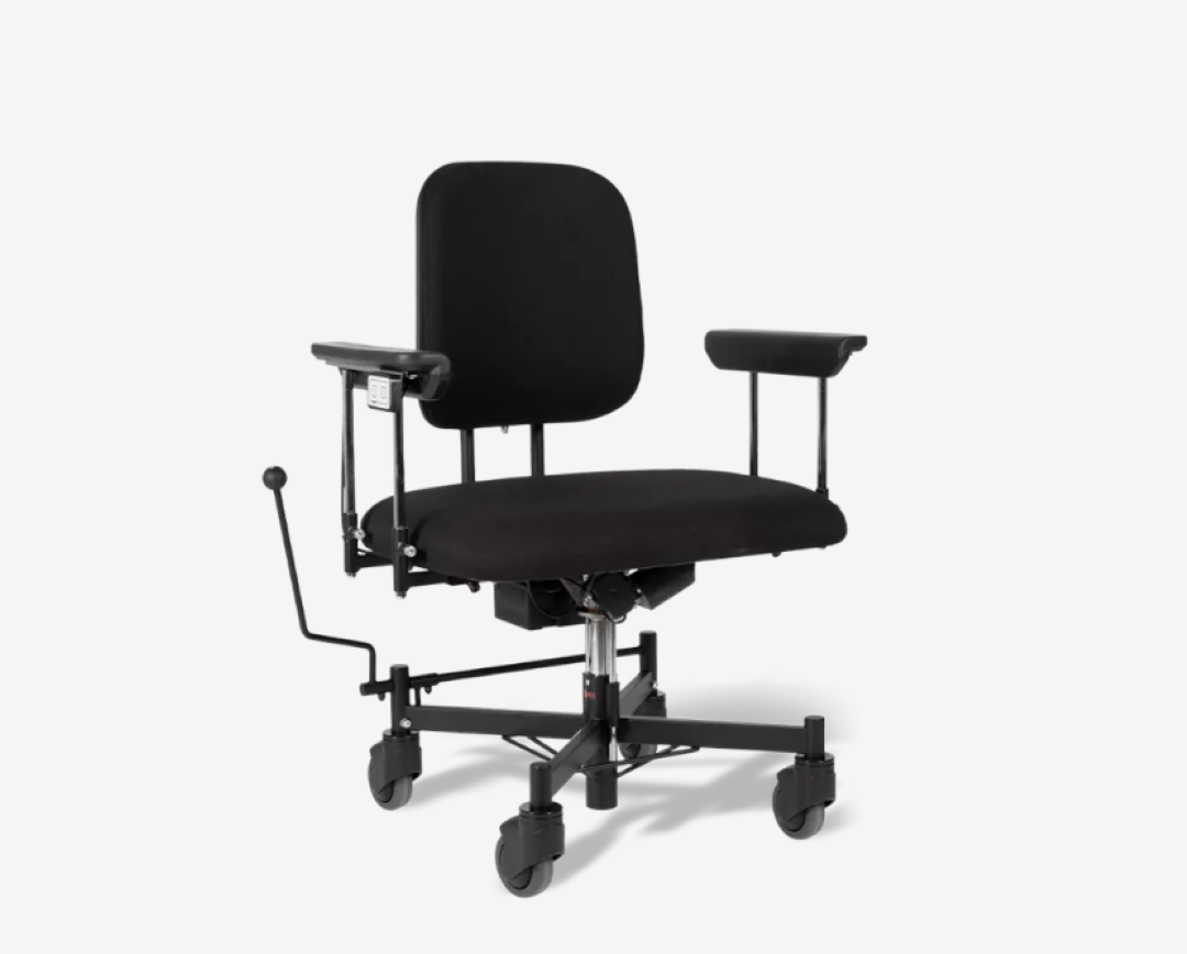 VELA Tango 310E Trippelstuhl mit Motor - Schwerlaststuhl bis 300kg Konfigurator