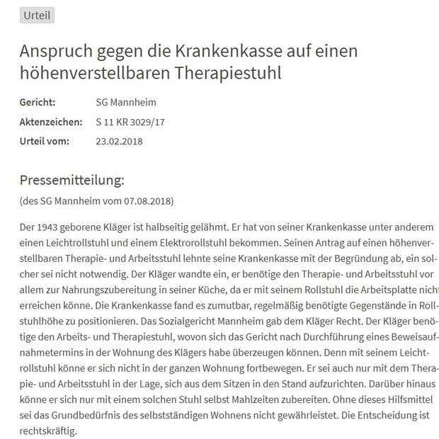 Vela Tango 100EF Motor Gesundheitsstuhl - Sondermodell zum sensationellen Preis