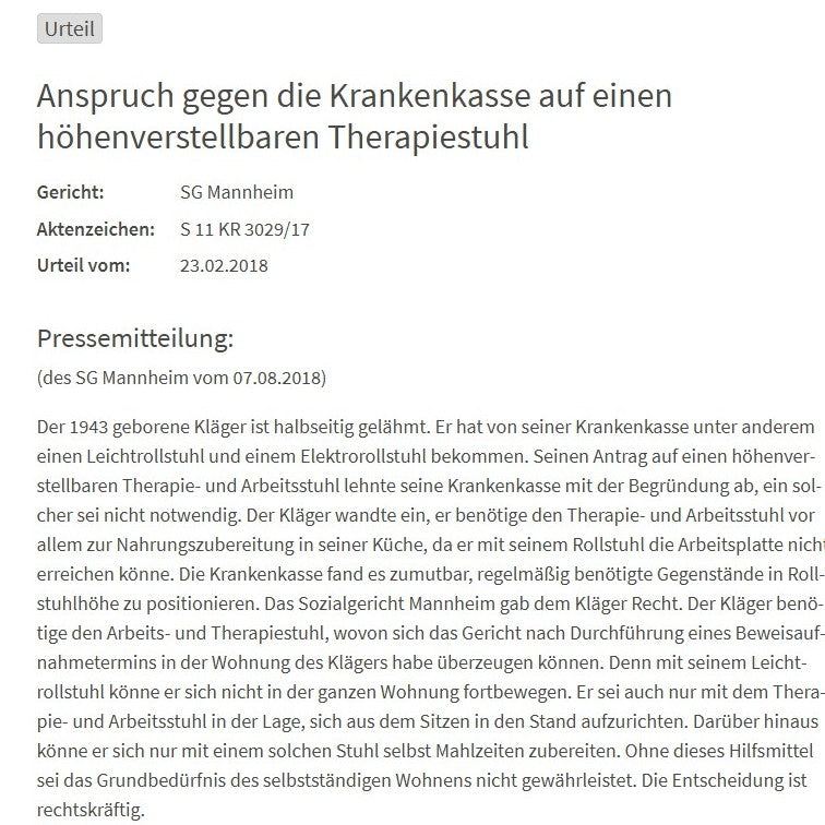 Vela Tango 700/700E Trippelstuhl Konfigurator