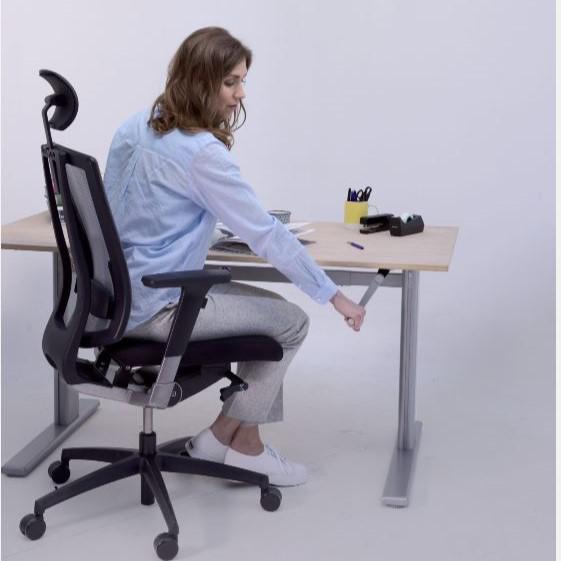 API-Test Tischgestell per Kurbel / Eigenmarke Actiforce Steelforce VOKSER