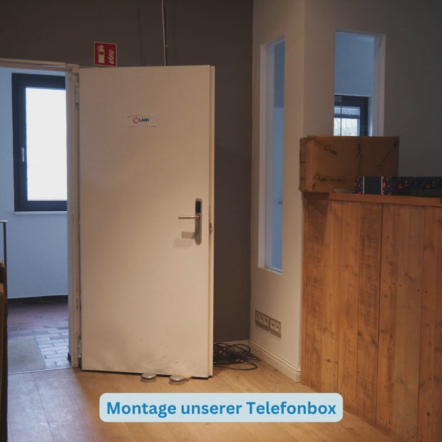 Telefonbox, Telefonzelle für eine Person, schalldämmend - Konfigurator