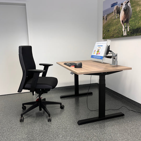 Kombi-Angebot - Bürostuhl FAMOS und Tischgestell FLEX Set Sie sparen 21% auf den Einzelpreis