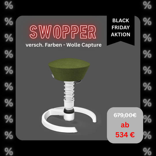 Bürohocker Aeris Swopper
