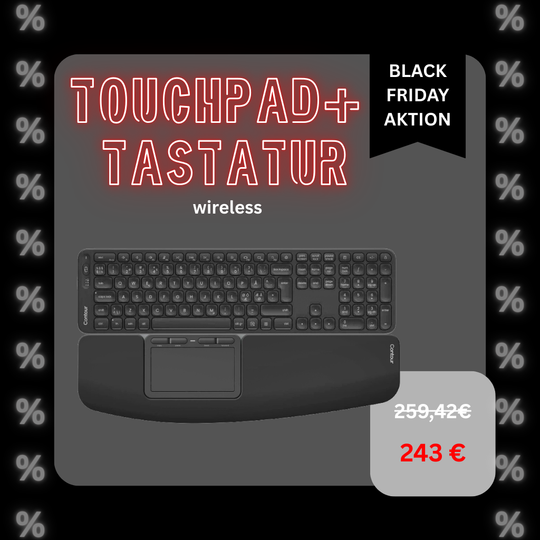 Kombi Angebot Contour - Balance Full-Size Tastatur DE + Touchpad-Maus