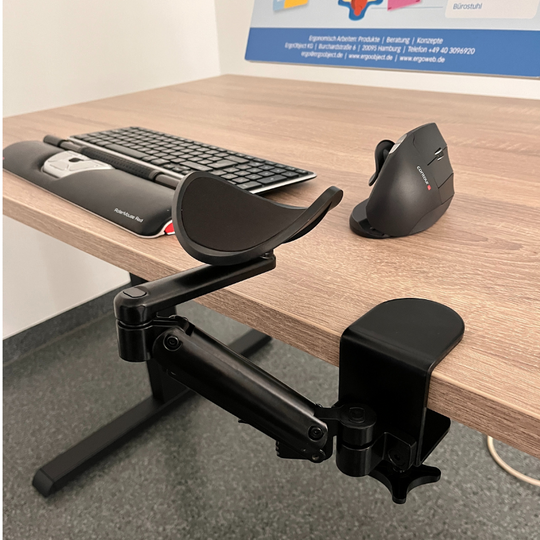 Ergonomische Armlehnenstütze