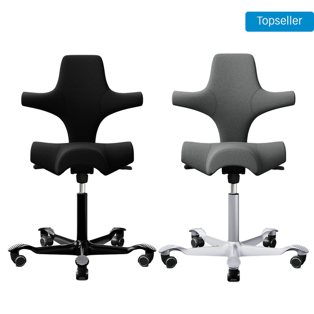 Sattelstuhl HAG Capisco 8106 - Limited Edition schwarz/grau