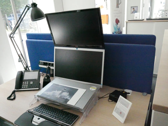 Götessons Akustik Tischpaneel ScreenIT blau - Ausstellungsstücke