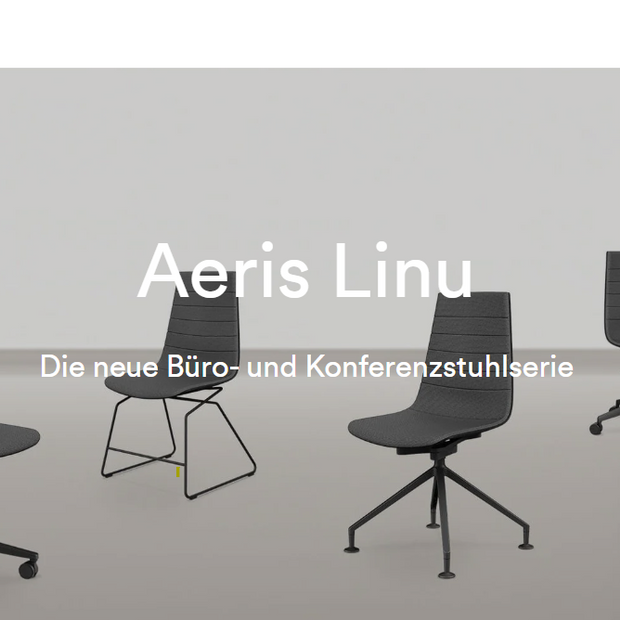 API-Test Aeris Linu Conference Stuhl (Kufengestell)