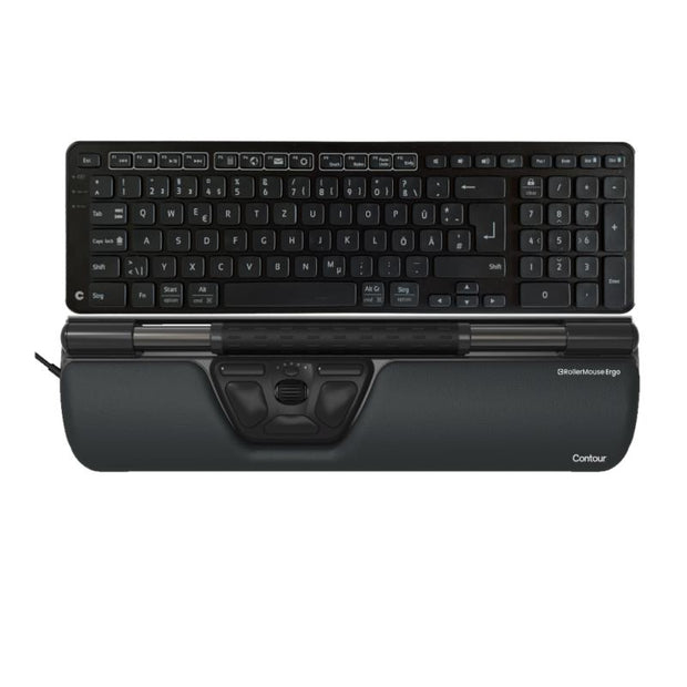 API-Test RollerMouse Ergo Contour - All Black, wired