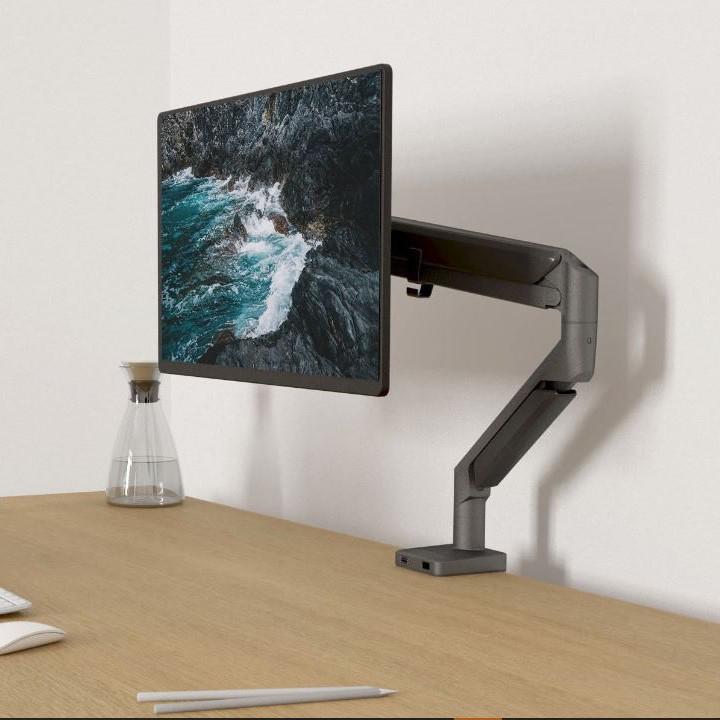 API-Test Ergo-Boost Single Monitor Halterung, Bildschirmschwenkarm 