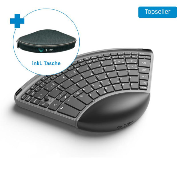 API-Test TiPY Einhandtastatur inkl. Tasche