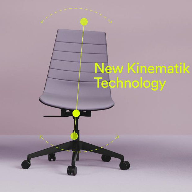 API-Test Aeris Linu Bürostuhl mit Federbein