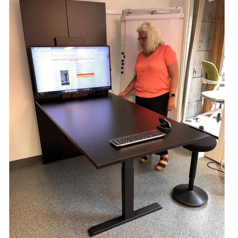 API-Test ABVERKAUF Aus Ausstellung Meeting Motortisch Hausmarke. 