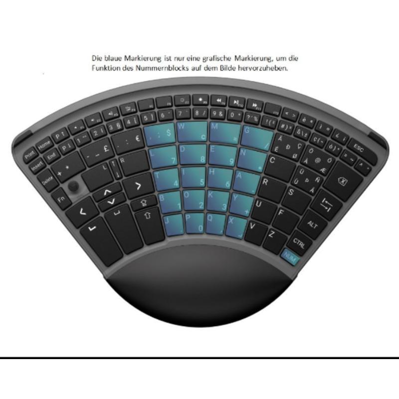 API-Test TiPY Einhandtastatur inkl. Tasche