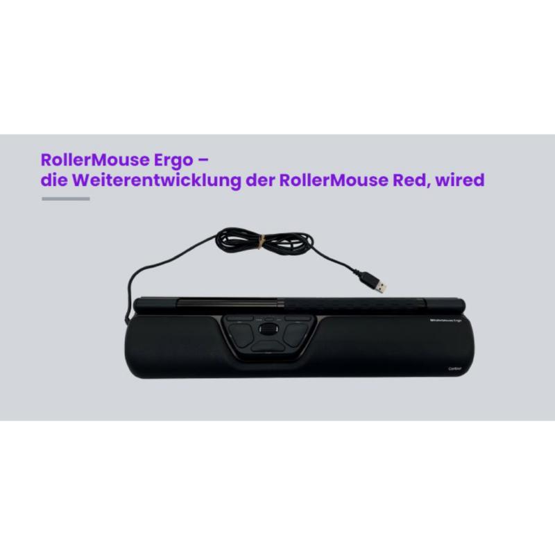 API-Test RollerMouse Ergo Contour - All Black, wired
