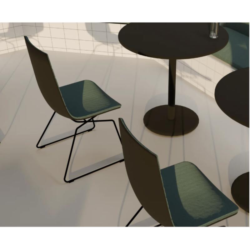 API-Test Aeris Linu Conference Stuhl (Kufengestell)