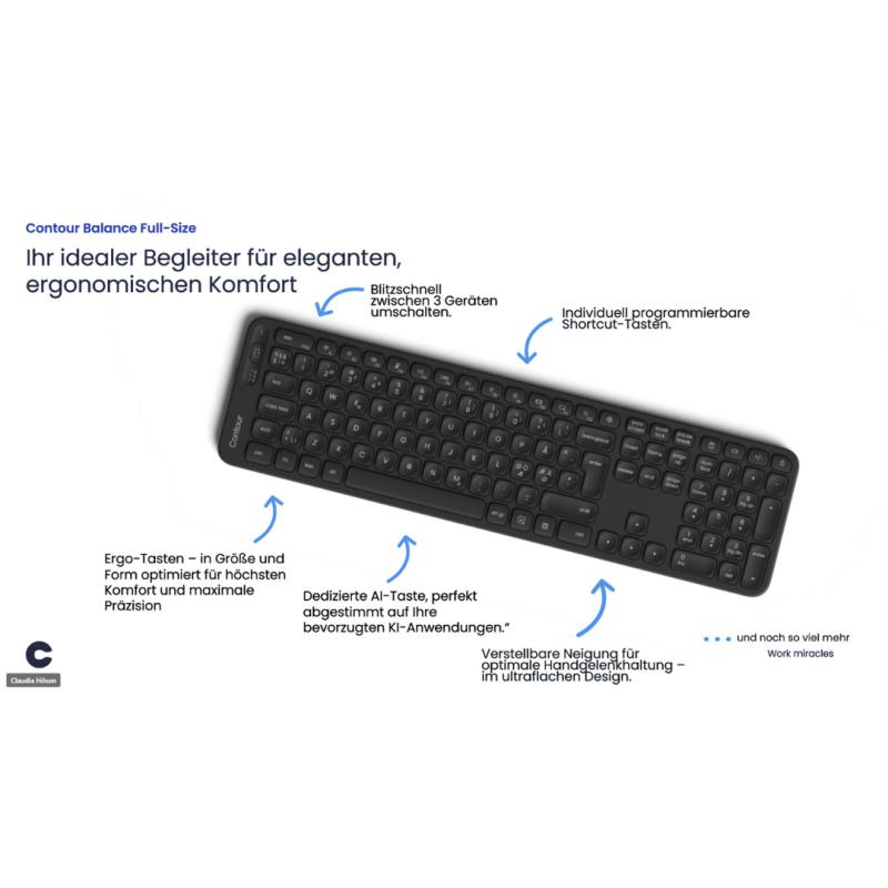 API-Test Contour Balance Full-Size Tastatur DE