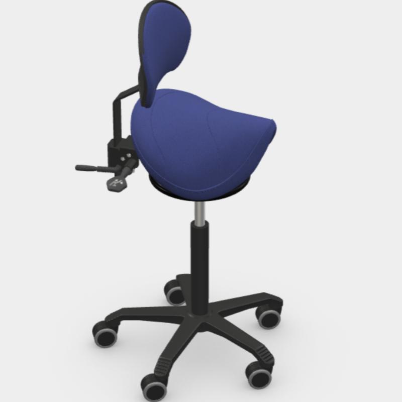 API-Test Score Amazone Sattelstuhl - schmaler Sitz mit Rückenlehne