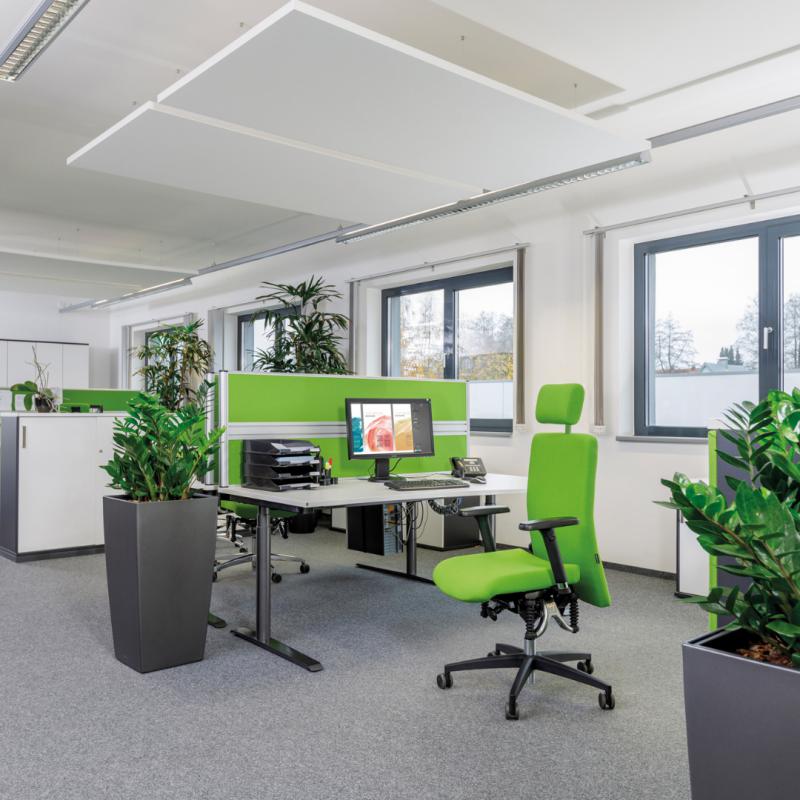 API-Test Bürostuhl Bioswing 360 iQ Hausstuhl mit Nackenstütze, BB und Gestell Alu poliert