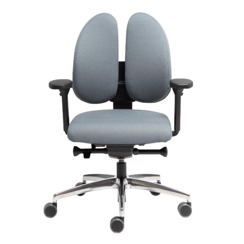 API-Test Wupperchair Bürostuhl Muvback - mit geteilter Rückenlehne