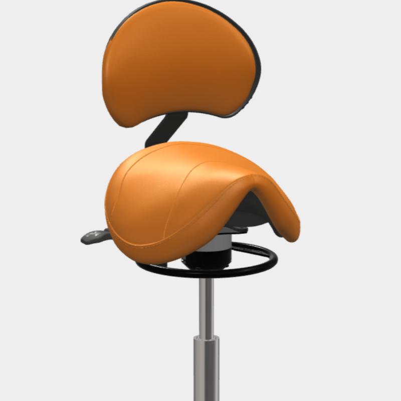 API-Test Score Amazone Sattelstuhl - schmaler Sitz mit Rückenlehne