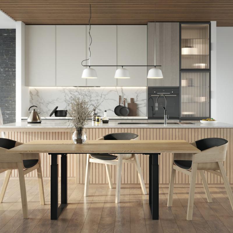 API-Test Actiforce Skagerrak 4-Fuß Hybrid Motortisch-Gestell 