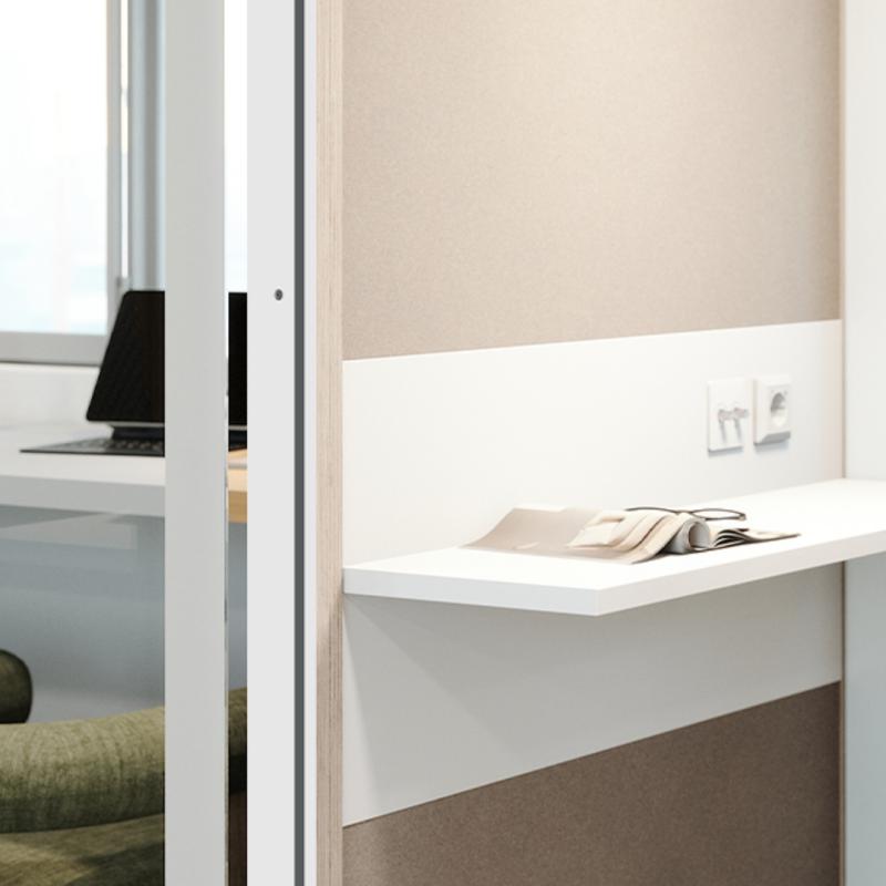 API-Test Telefonbox EP01 / schalldämmende Bürokabine für eine Person