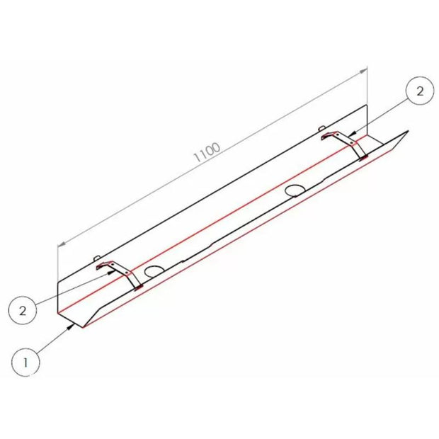 API-Test Kabelkanal, abklappbar