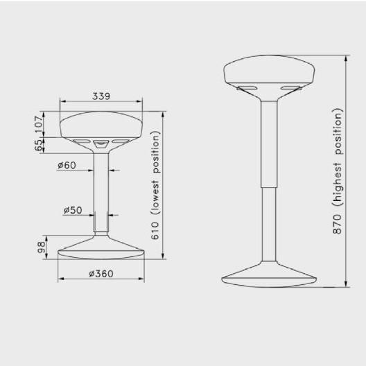 API-Test Actiforce Stehhilfe/Hocker Activity 2.0 1