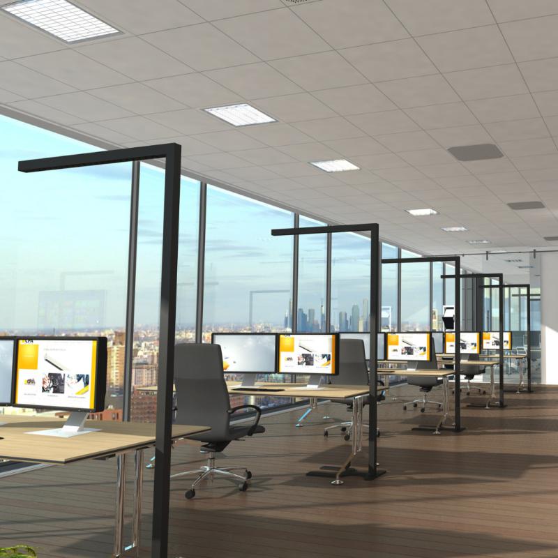 API-Test L-Stehleuchte Office Line 1