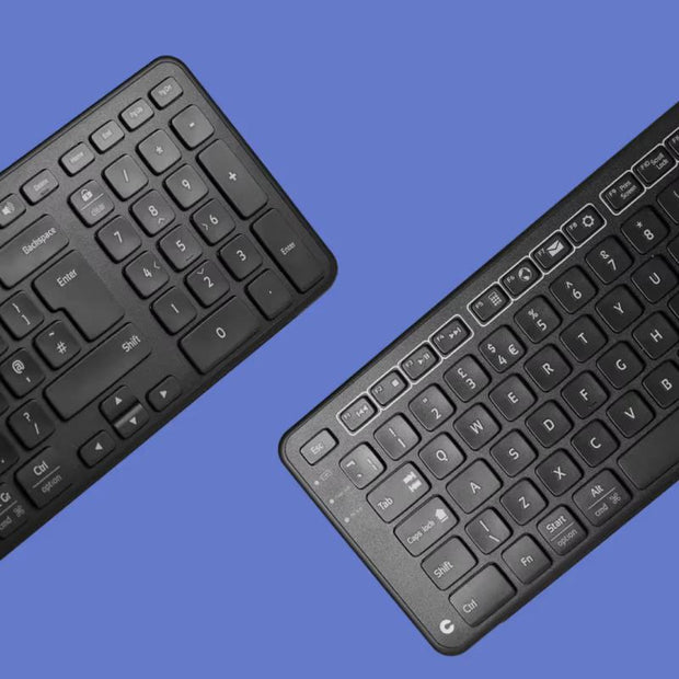 API-Test Contour ERGO New Balance Tastatur Schwarz DE, wireless