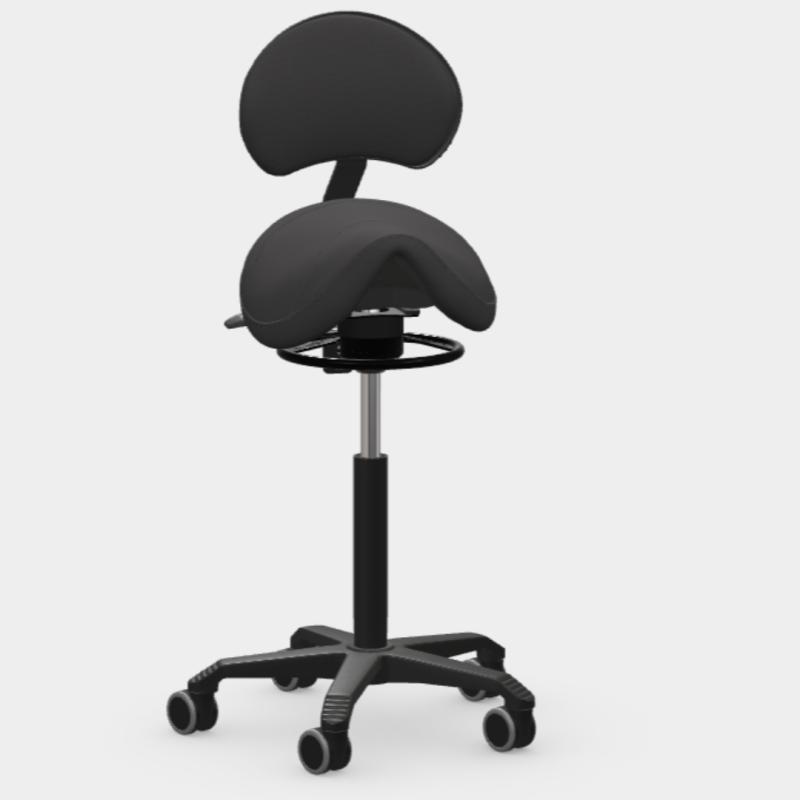 API-Test Score Amazone Sattelstuhl - schmaler Sitz mit Rückenlehne