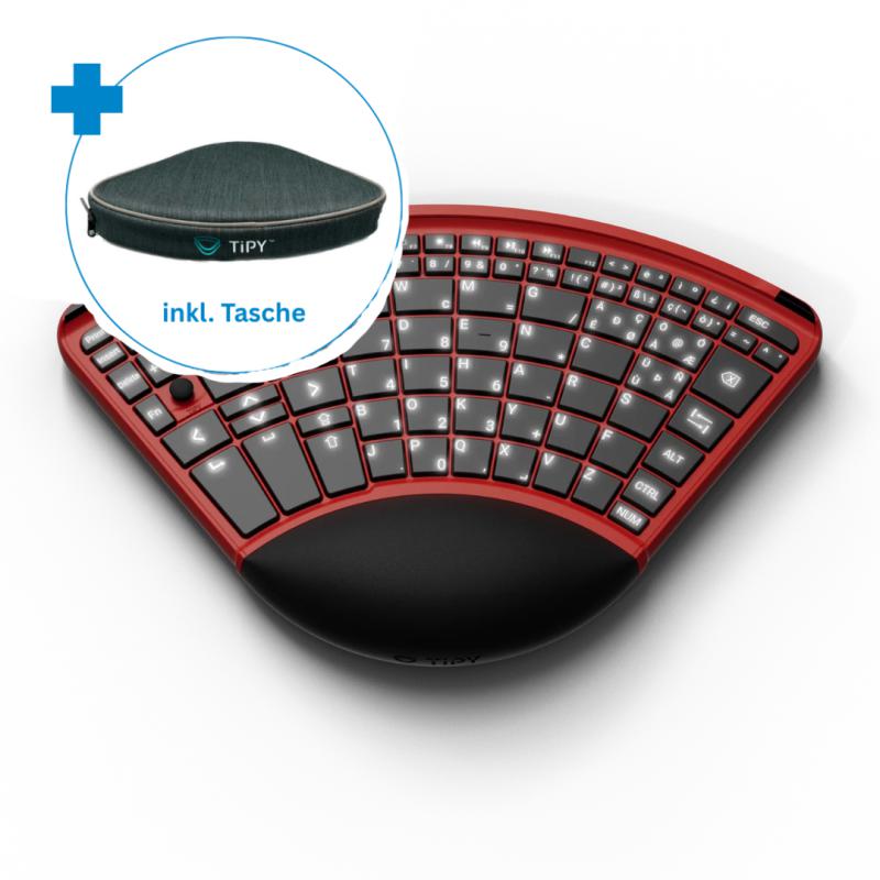 API-Test TiPY Einhandtastatur inkl. Tasche