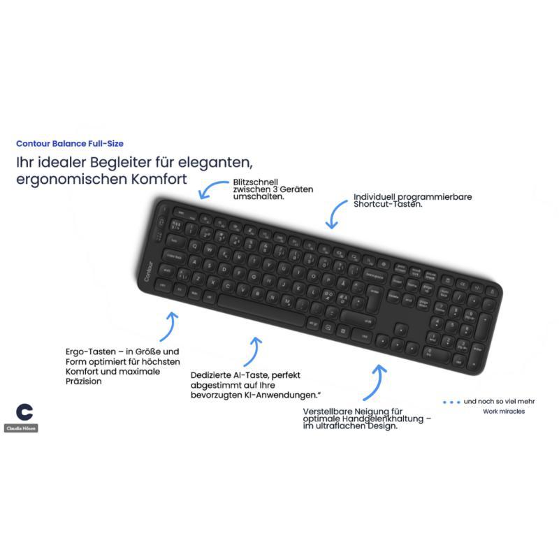 API-Test Kombi Angebot Contour - Balance Full-Size Tastatur DE + Touchpad-Maus
