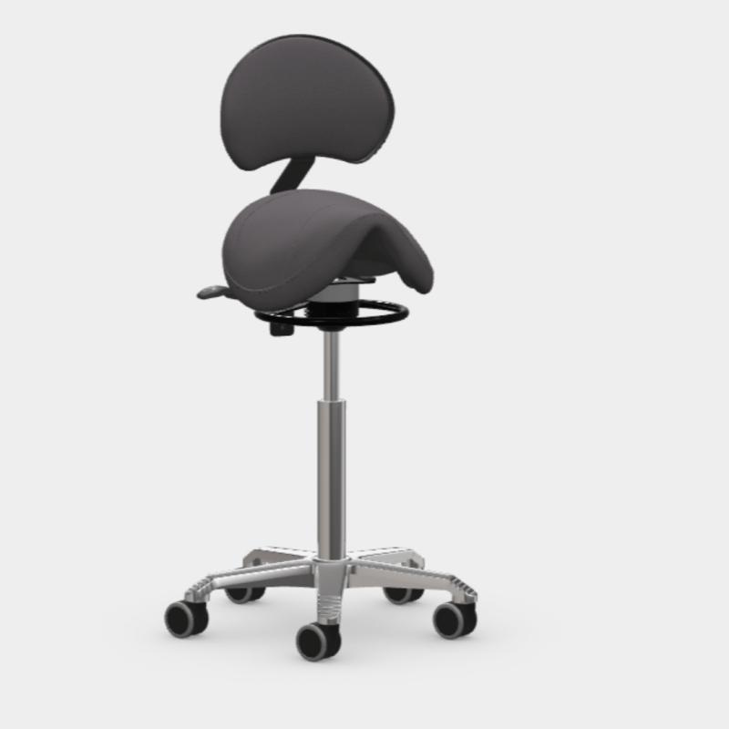 API-Test Score Amazone Sattelstuhl - schmaler Sitz mit Rückenlehne