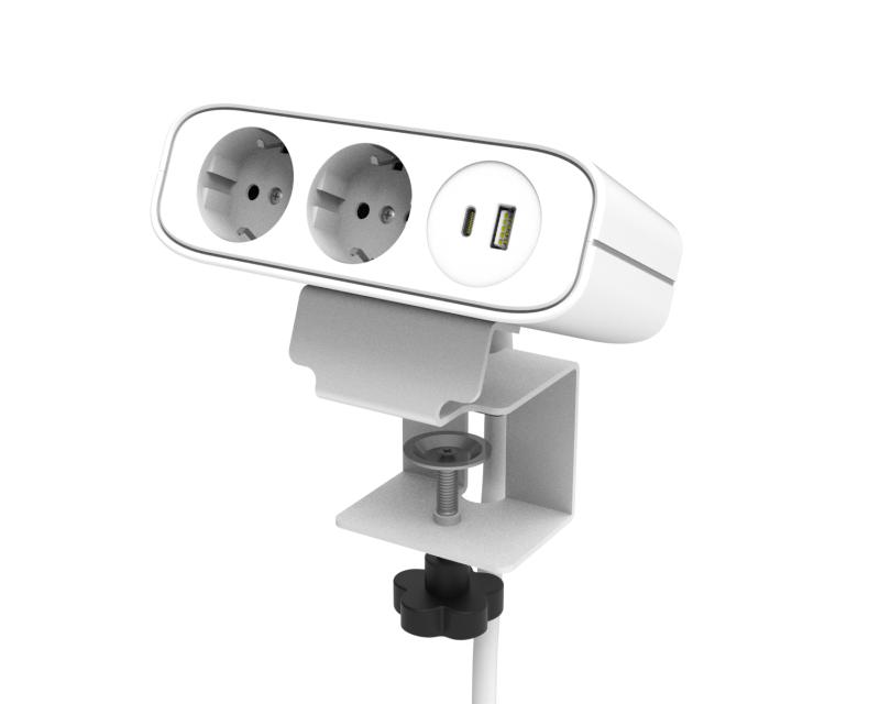 API-Test Tischsteckdose mit USB 1