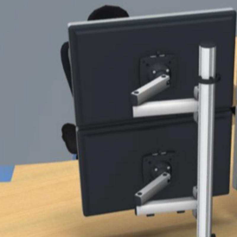 API-Test Doppelmonitorarm TSS Duo II