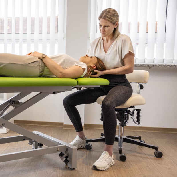 API-Test Haider Bioswing oneUP EASY Bestseller Sattelstuhl mit Beckenstütze 1