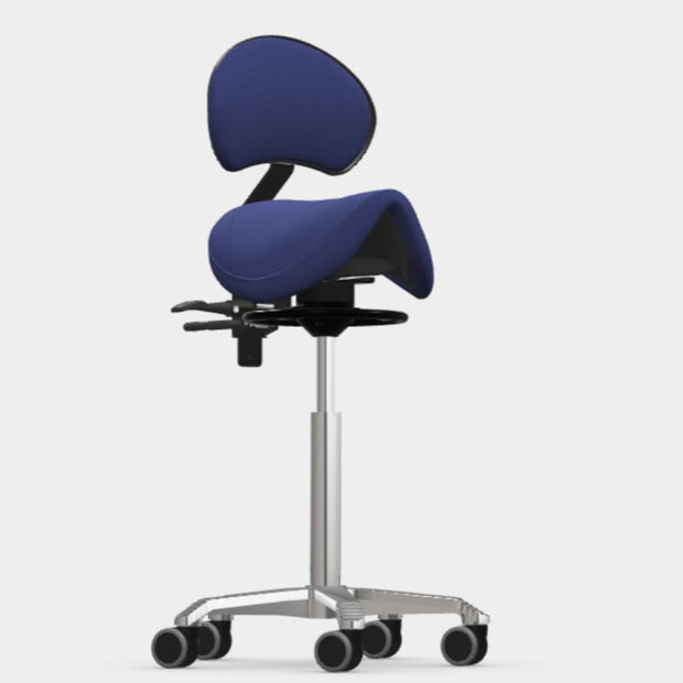 API-Test Score Amazone Sattelstuhl - schmaler Sitz mit Rückenlehne