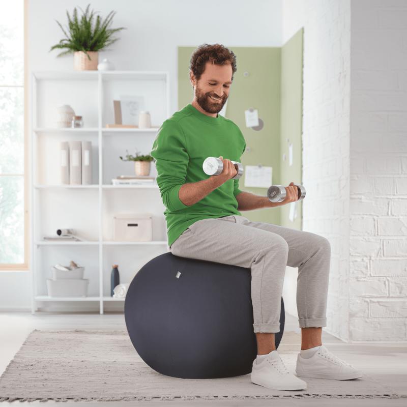 API-Test Active Sitzball mit Anti-Wegroll-Design