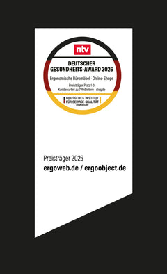Pokal Deutscher Gesundheits-Award 2026 – Preisträger ergoweb.de / ergoobject.de